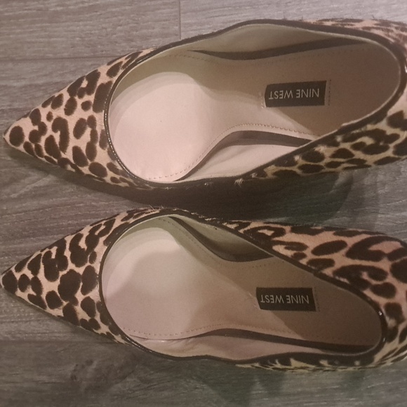 Nine West Leopard Print Heels - Picture 5 of 5
